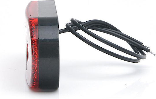 Lumină de poziție LED 1224 W175 12v-24v Roșu Was