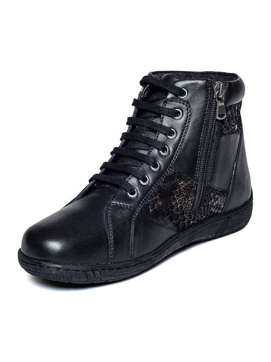 Stiefeletten Damen Schwarz