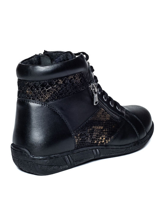 Stiefeletten Damen Schwarz