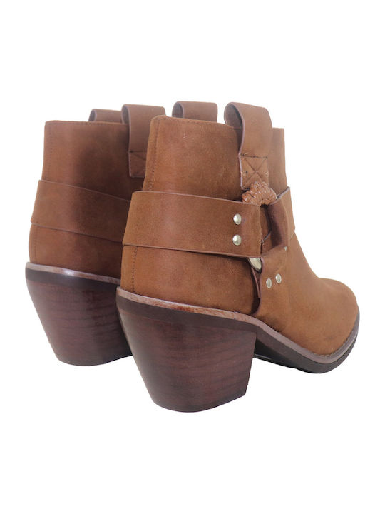 Stiefeletten Damen Tabac Braun