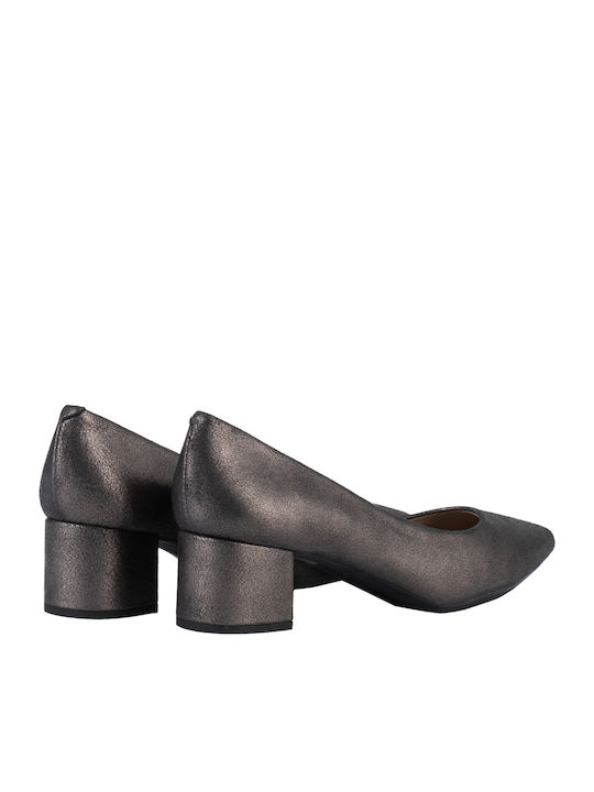Pointed Toe Gray Low Heels