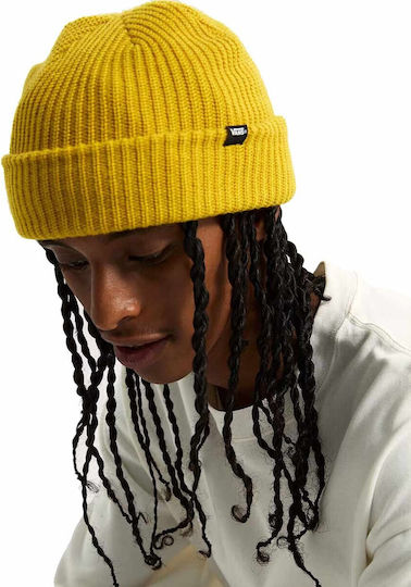 Beanie Männer Beanie Gestrickt in Gelb Farbe