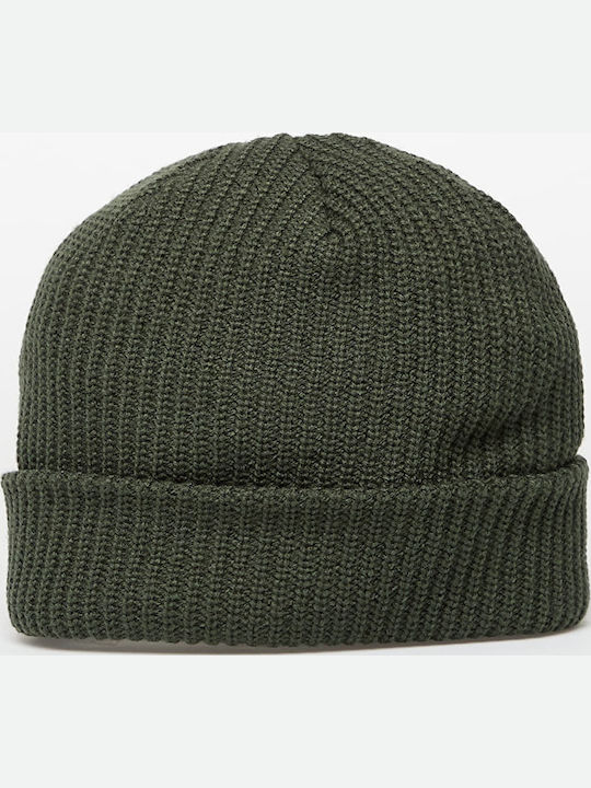 Core Basic Cuff Beanie Unisex Beanie mit Rippstrick in Grün Farbe