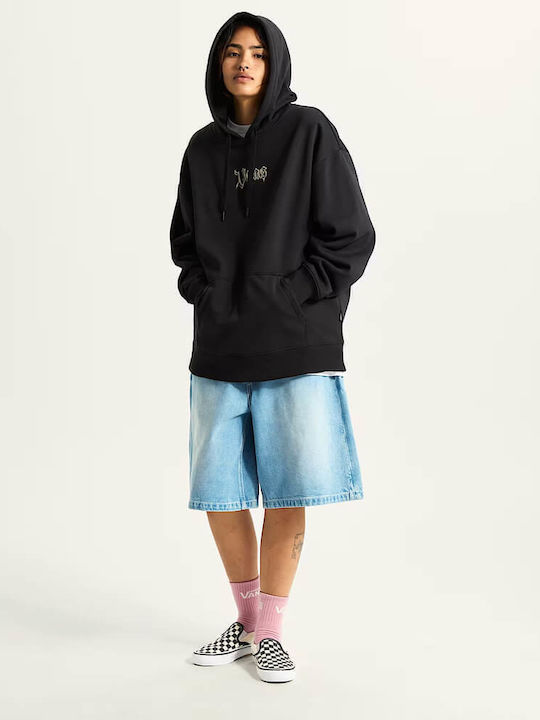 Pullover Women's Sweatshirt Hooded Black