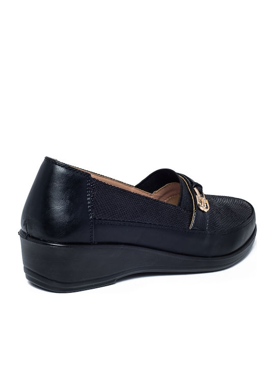 Damen Mokassins in Schwarz Farbe