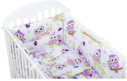 Baby Crib Bedding Set Purple