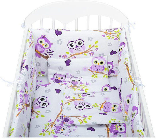 Baby Crib Bedding Set Purple
