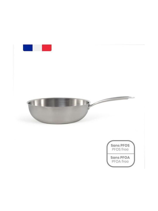 Livoo Wok aus Edelstahl 28cm