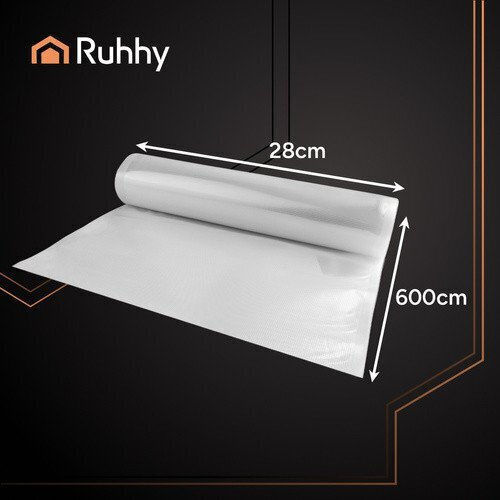 Ruhhy Λείες Σακούλες για Συσκευές Vacuum 6000x280mm 1 Ρολό
