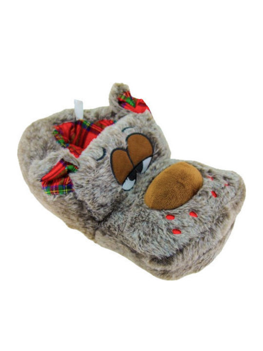 Animal Men's Slippers Brown