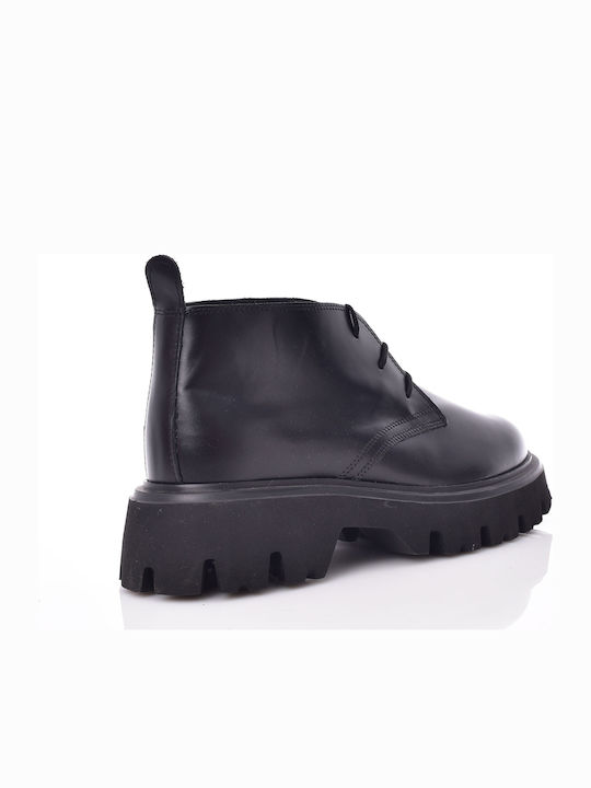 Leder Herrenschuhe Schwarz