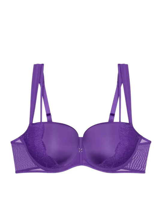 Balconette Purple Haze Σουτιέν με Ελαφριά Ενίσχυση & Μπανέλες