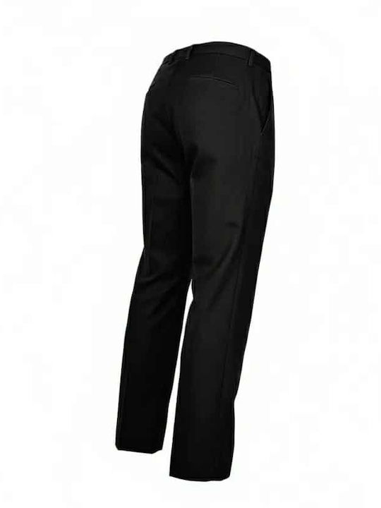 Damen Stoff Hose Schwarz