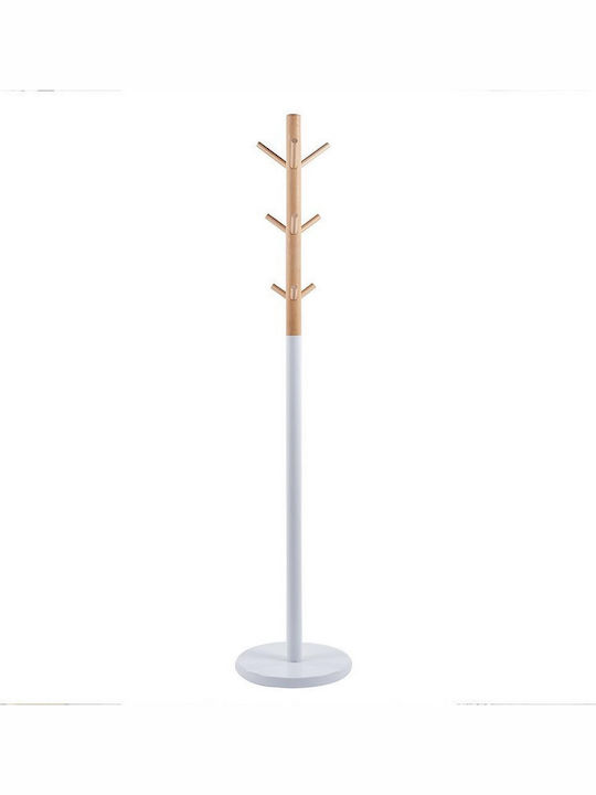 Next Cuiere de podea Lemn White / Natural 35x35x172cm
