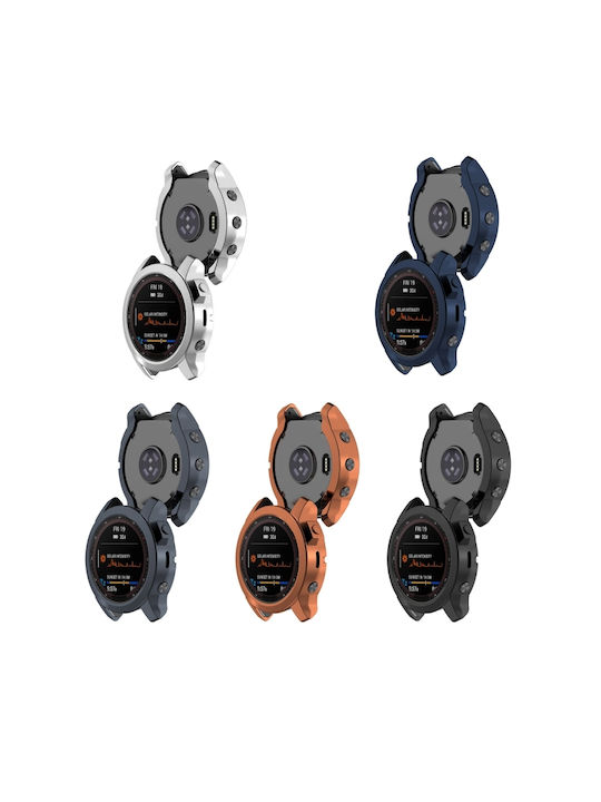Husă de Protecție pentru Ceas Garmin Epix Pro 47mm Placare TPU Aurie