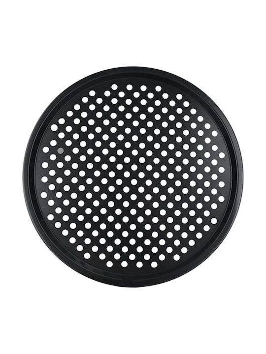 Perforated Baking Pan Made of Stainless Steel with Non-Stick Interior Coating 37cm