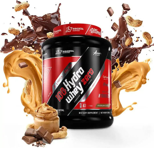 Immortal Nutrition 100% Hydro Whey Zero Protein Whey with Flavor Chocolate Peanut Butter 2kg