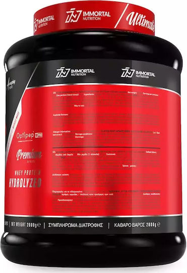 Immortal Nutrition 100% Hydro Whey Zero Protein Whey with Flavor Strawberry 2kg