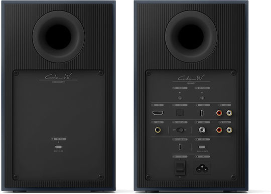 Kef Coda W Αυτοενισχυόμενα Ηχεία με Bluetooth 200W Midnight Blue