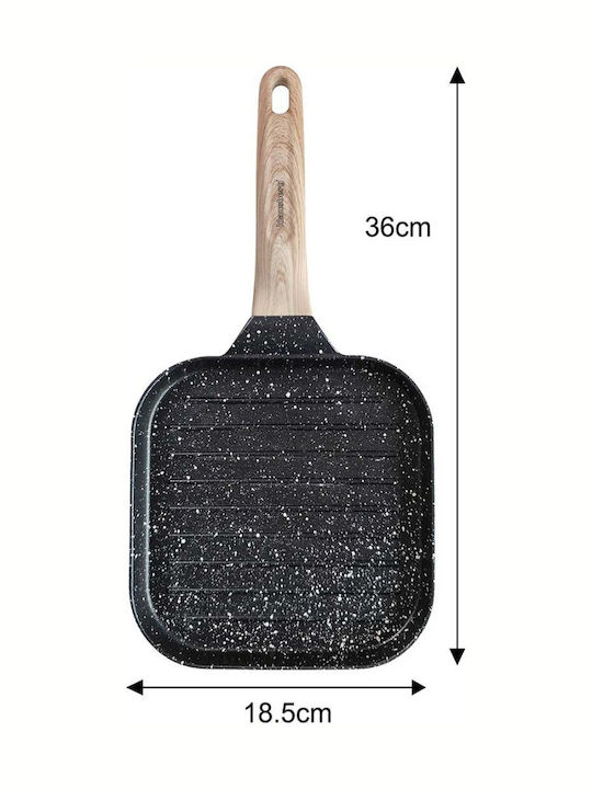 Klausberg Grill made of Cast Aluminum with Non-Stick Coating 36cm