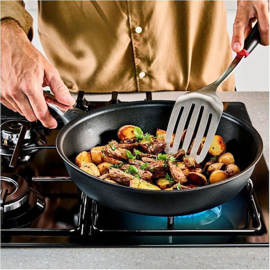 Tefal Excellence Тиган от Алуминий с Капак с Незалепващо Покритие 24см