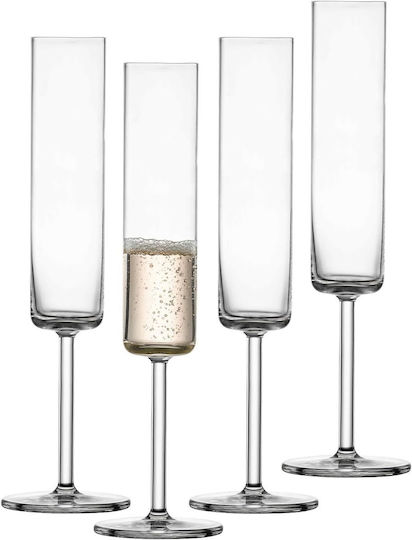 Schott Zwiesel Set of Glasses for White Wine made of Glass Stemmed 163ml 4pcs