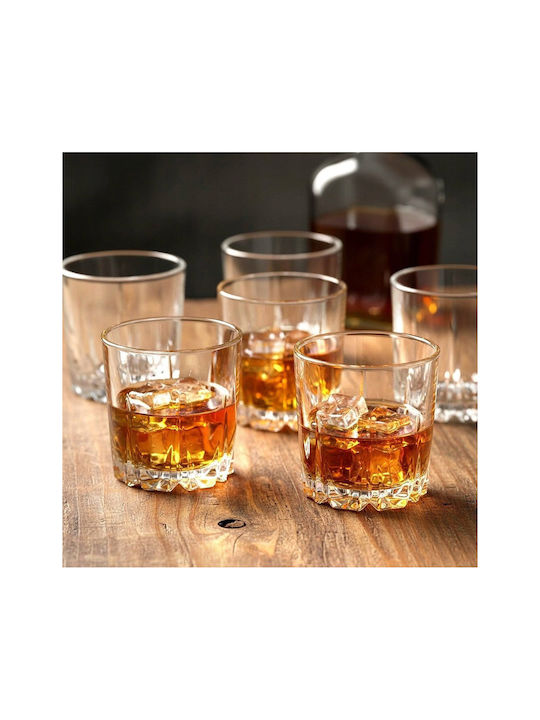 Vilde Σετ Ποτήρια Ουίσκι από Γυαλί 280ml 6τμχ