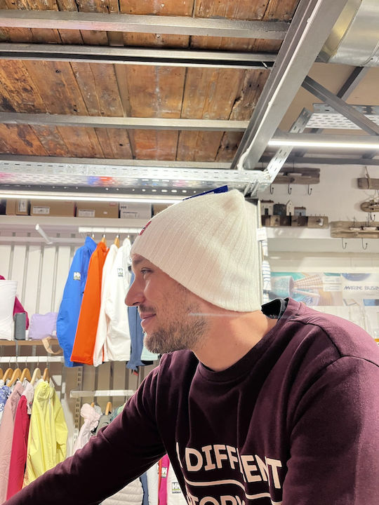 Beanie Unisex Beanie Knitted in Blue color