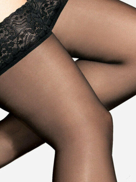 Rouxaki Women's Pantyhose 30 Den Black