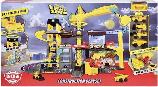 Dickie Toys Πίστα Εργοτάξιο 4 Δομικά Οχήματα – 203339001