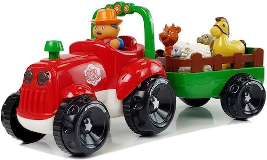 Tractor Sport Lean Trailer Sound Lights Batteries Animal Chicks