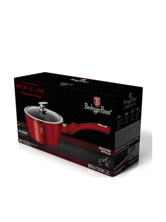 Berlinger Haus Metallic Line made of Aluminum 1.2lt / 16cm Burgundy Collection