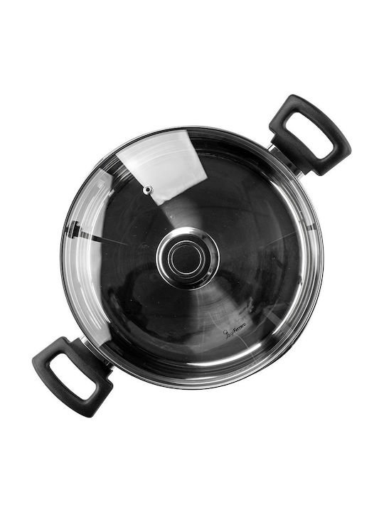 Luigi Ferrero Deep Stainless Steel Pot 7lt / 26cm