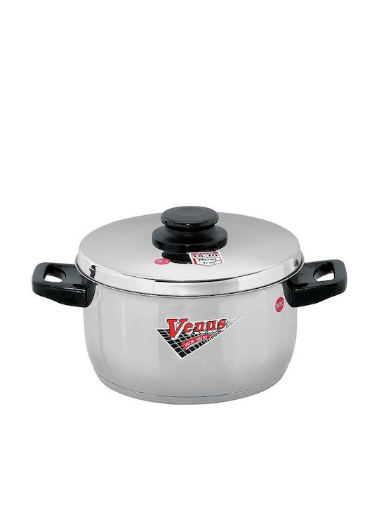 Venus Deep Stainless Steel Pot 4.4lt / 28cm