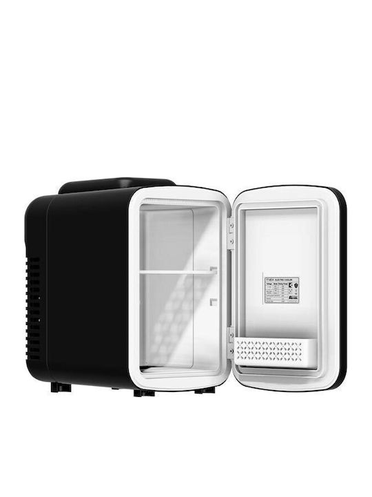 Turbotronic Cosmetic Refrigerator 4lt With Shelf And Heating Function Black