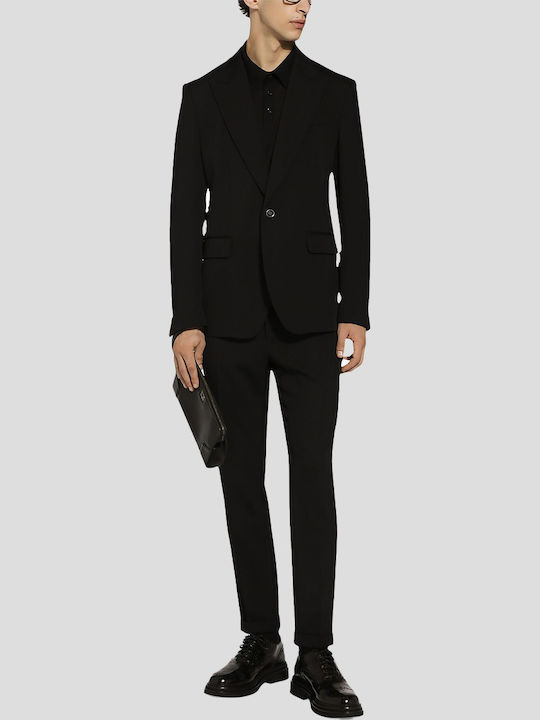 Men's Trousers Tapered Black