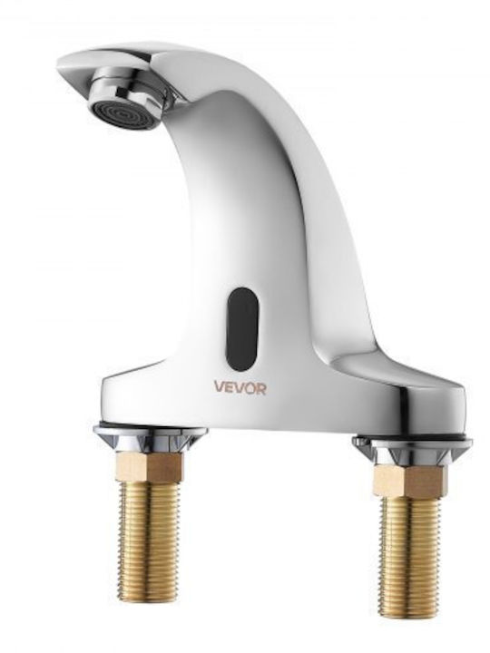 Vevor Mixing Sink Faucet with Photocell Sensor Silver