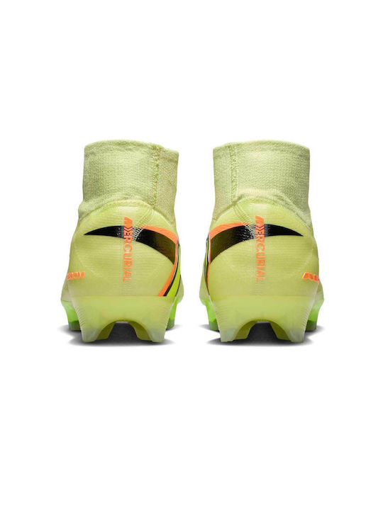 Nike Mercurial Superfly 10 Elite FG Football Shoes with Cleats Yellow