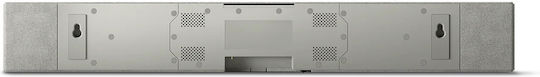 Kef XIO Soundbar 5.1.2 Wi-Fi Ασημί