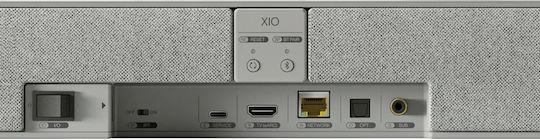 Kef XIO Soundbar 5.1.2 Wi-Fi Ασημί