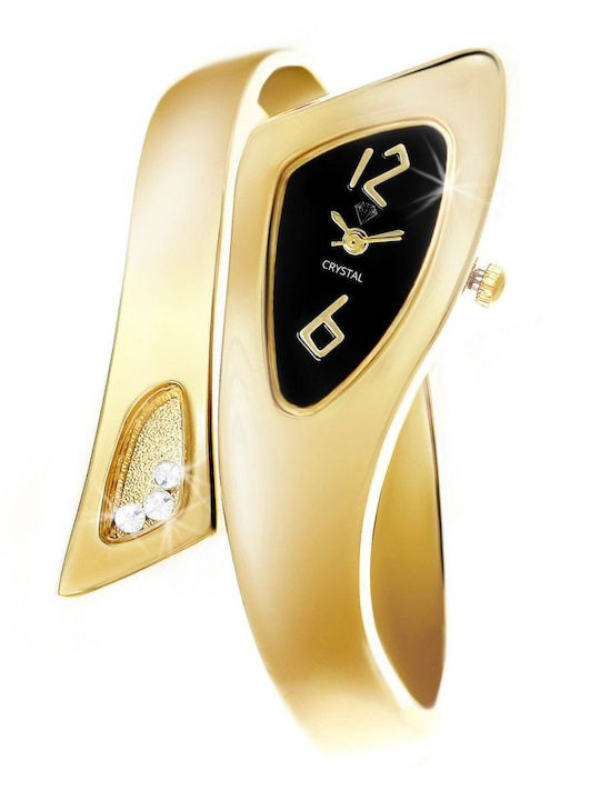 So Charm Γυναικείο Ρολόι 22mm Μπαταρίας με Χρυσό Μεταλλικό Μπρασελέ