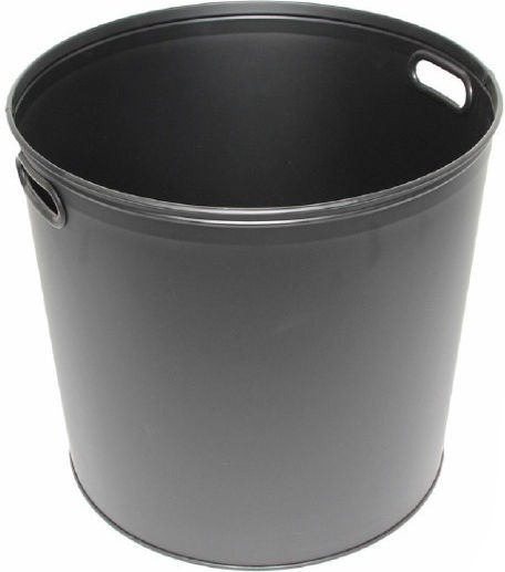Fireplace Tool Set with Bucket Black