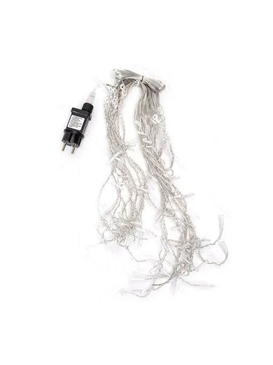 300 Lights LED 15m. x 40cm Cold White type Curtain 1pcs