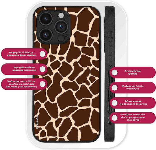 Sonique Animal Print Series Case Oppo Find X8 Pro 5G Giraffe 01