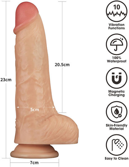 Lovetoy Vibratoren Power Basics Mini Realistischer Vibrator 9cm Flesh