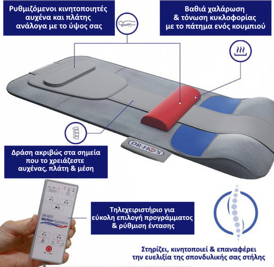 Mat Massage for the Neck, the Waist & the Back with Heating Function