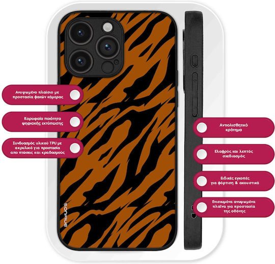 Калъф Sonique Animal Print Series Motorla Edge 50 Neo 5G Tiger 01