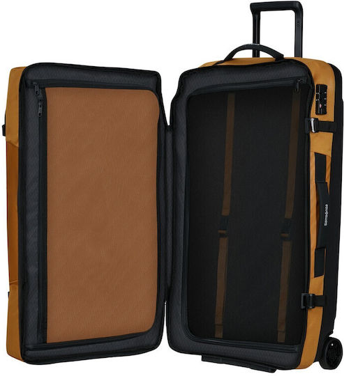 Samsonite Armox Сак Вояж Жълт с колела Текстилен