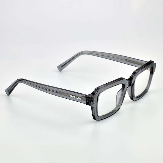 Blue Light Blocking Glasses Red Raven Series K Gray