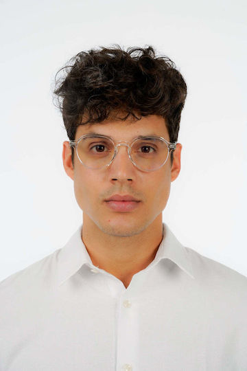Blue Light Blocking Glasses Red Raven Series O Clear